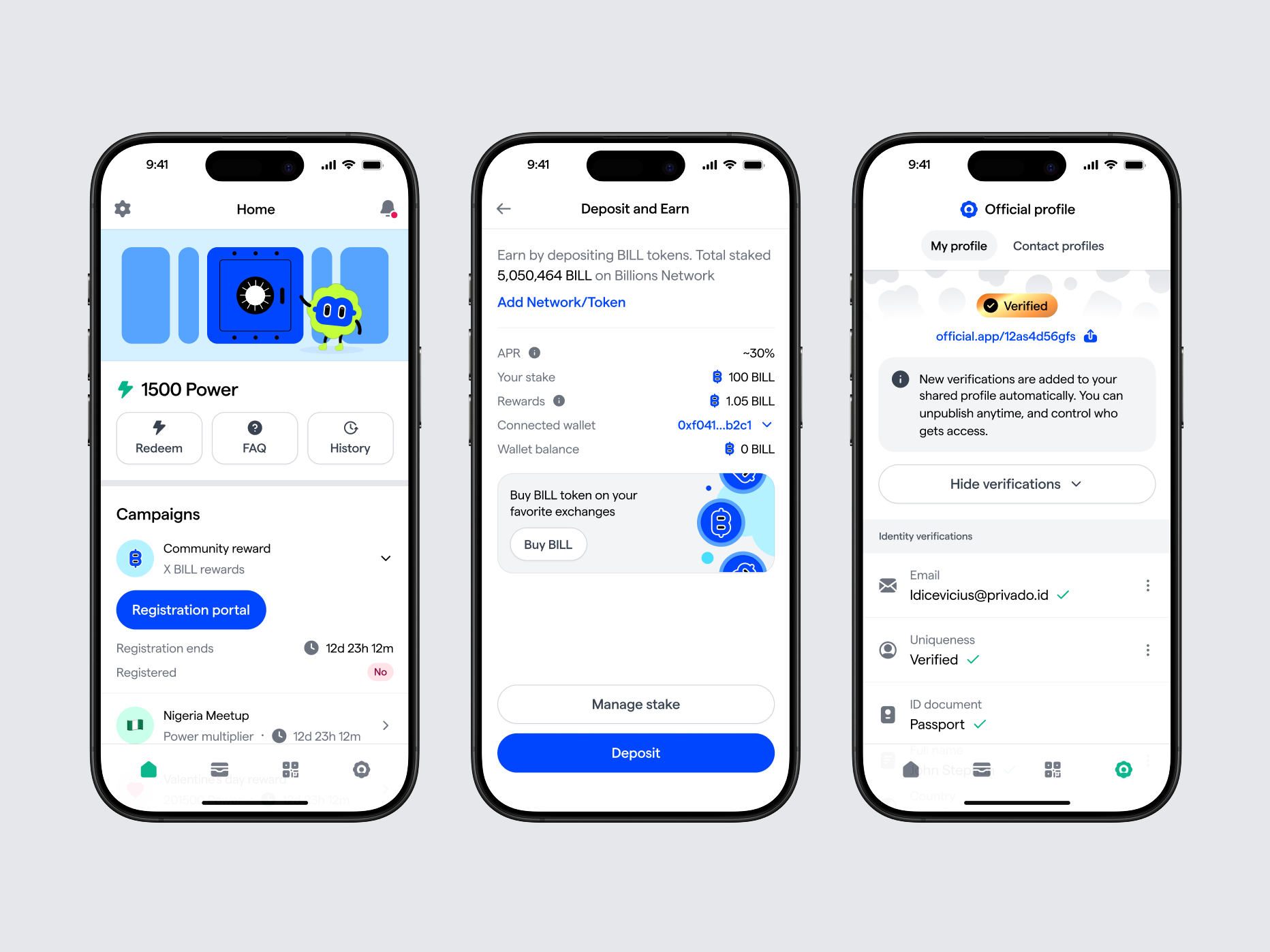 Billions Mobile App